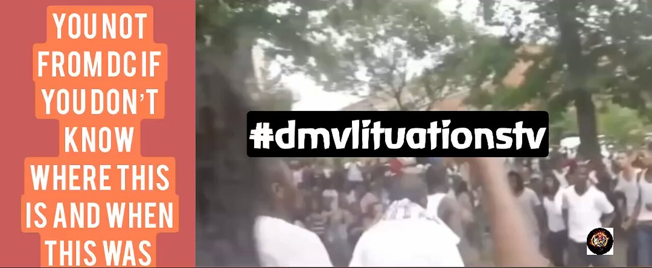 You not from DC if you ain’t tapped in what and where this is taking place here in this footage