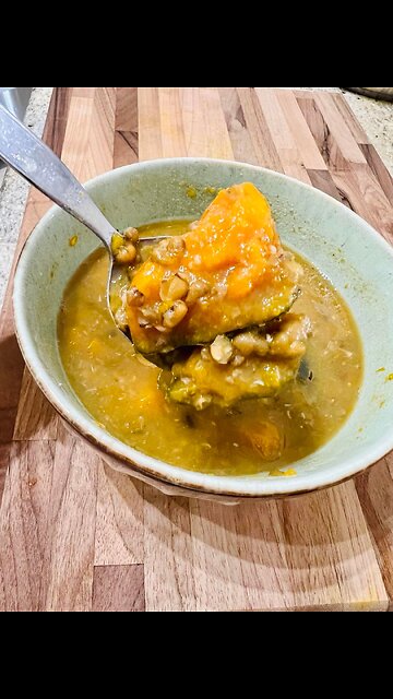 绿豆南瓜汤 Mung Bean and Pumpkin Soup