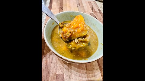 绿豆南瓜汤 Mung Bean and Pumpkin Soup