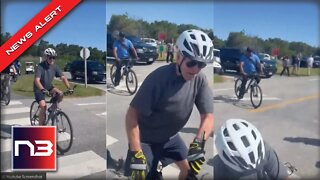 Biden Crashes On His Bike, Gets IMMEDIATELY Roasted Online