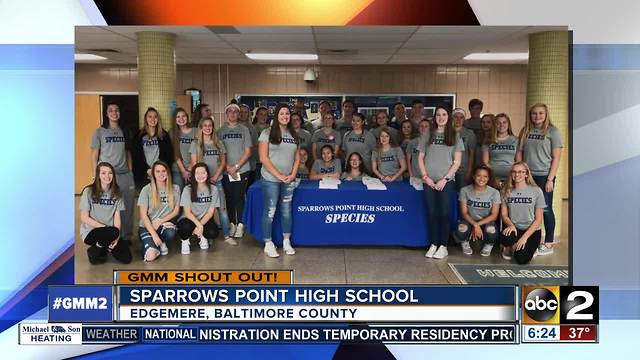 Good morning from the Species Magnet program at Sparrows Point High School