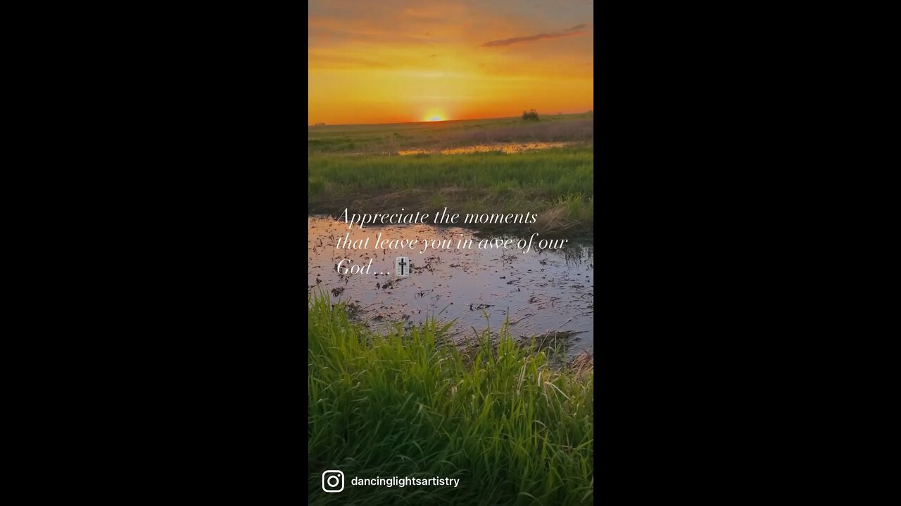 Appreciate the moments….