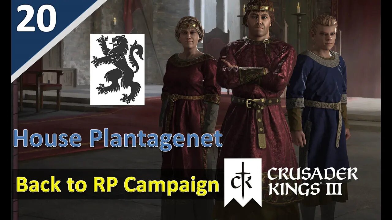 Could We Finally Be Seeing a Stable Reign? l Crusader Kings 3 l House Plantagenet (Anjou) l Part 20