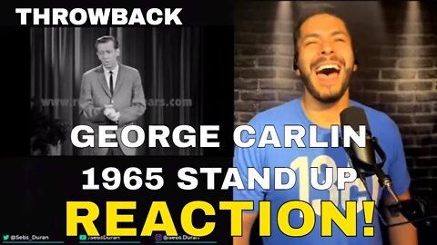 George Carlin Stand Up Routine from 1965 (Reaction!)