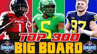 2022 NFL Draft TOP 300 BIG BOARD