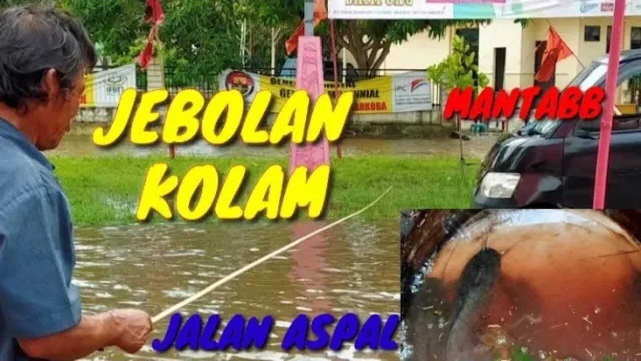 #BANJIR MANCING DI PINGGIR JALAN DAPET BANYAK IKANNYA, BANJIR DI TANJUNG SENENG BANDARLAMPUNG