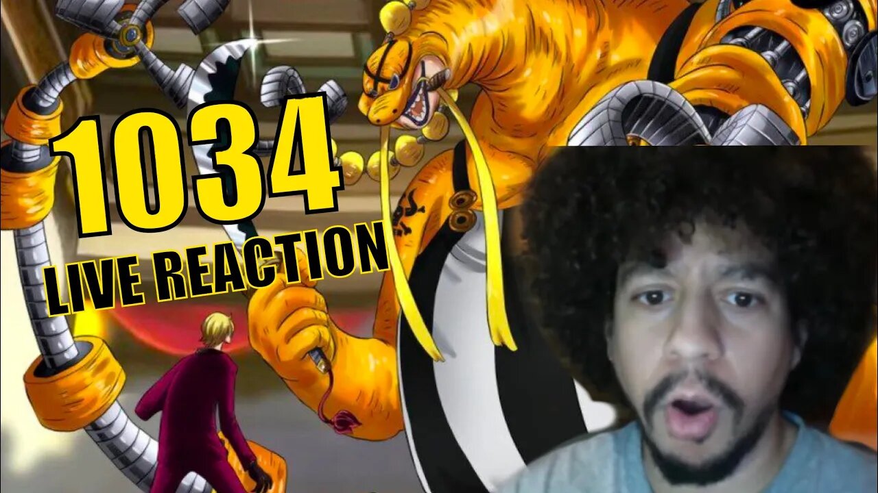 SANJI VS QUEEN - One Piece Chapter 1034 LIVE REACTION