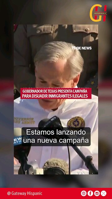 Governor Of Texas Warns Not To Venture On The Treasonous Journey To The United States