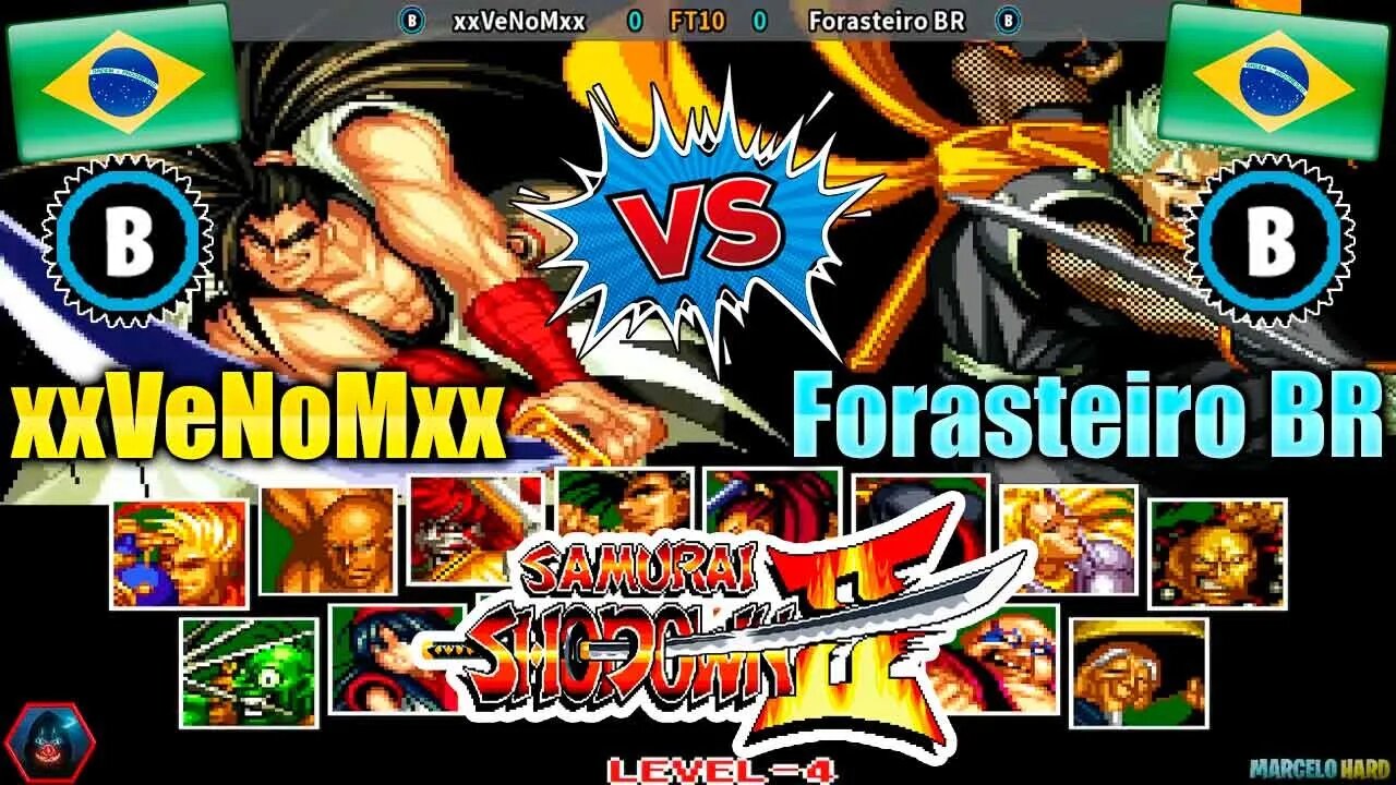 Samurai Shodown II (xxVeNoMxx Vs. Forasteiro BR) [Brazil Vs. Brazil]