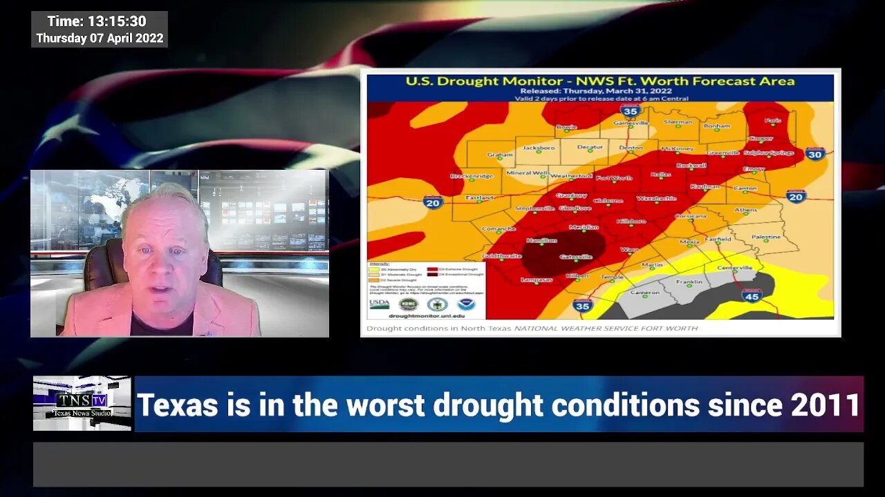 TEXAS IS IN WORST DROUGHT SINCE 2011