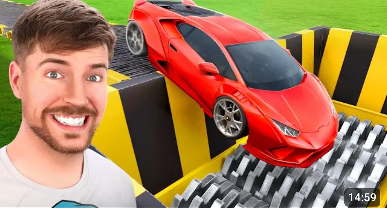 Lamborghini Vs World's Largest Shredder winner 300000$