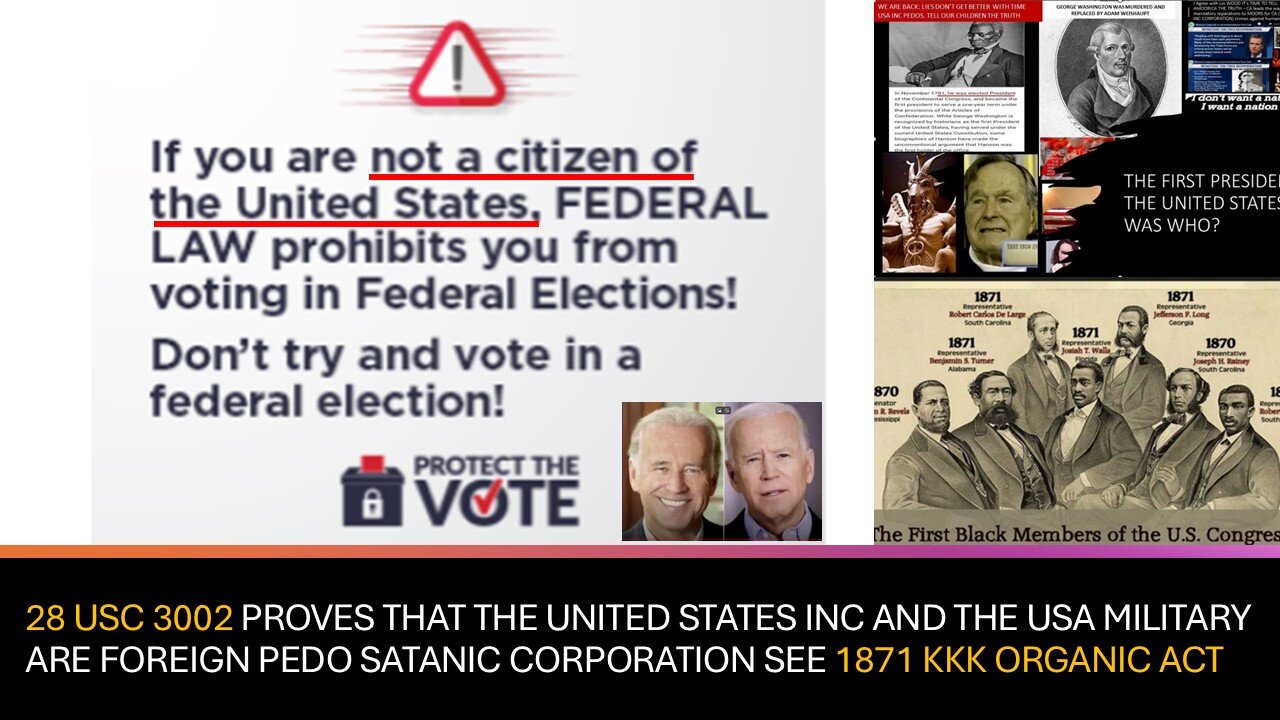 28 USC 3002 proves the USA INC is a FOREIGN CORP& 1871 proves they are hiding your real CONSTITUTION