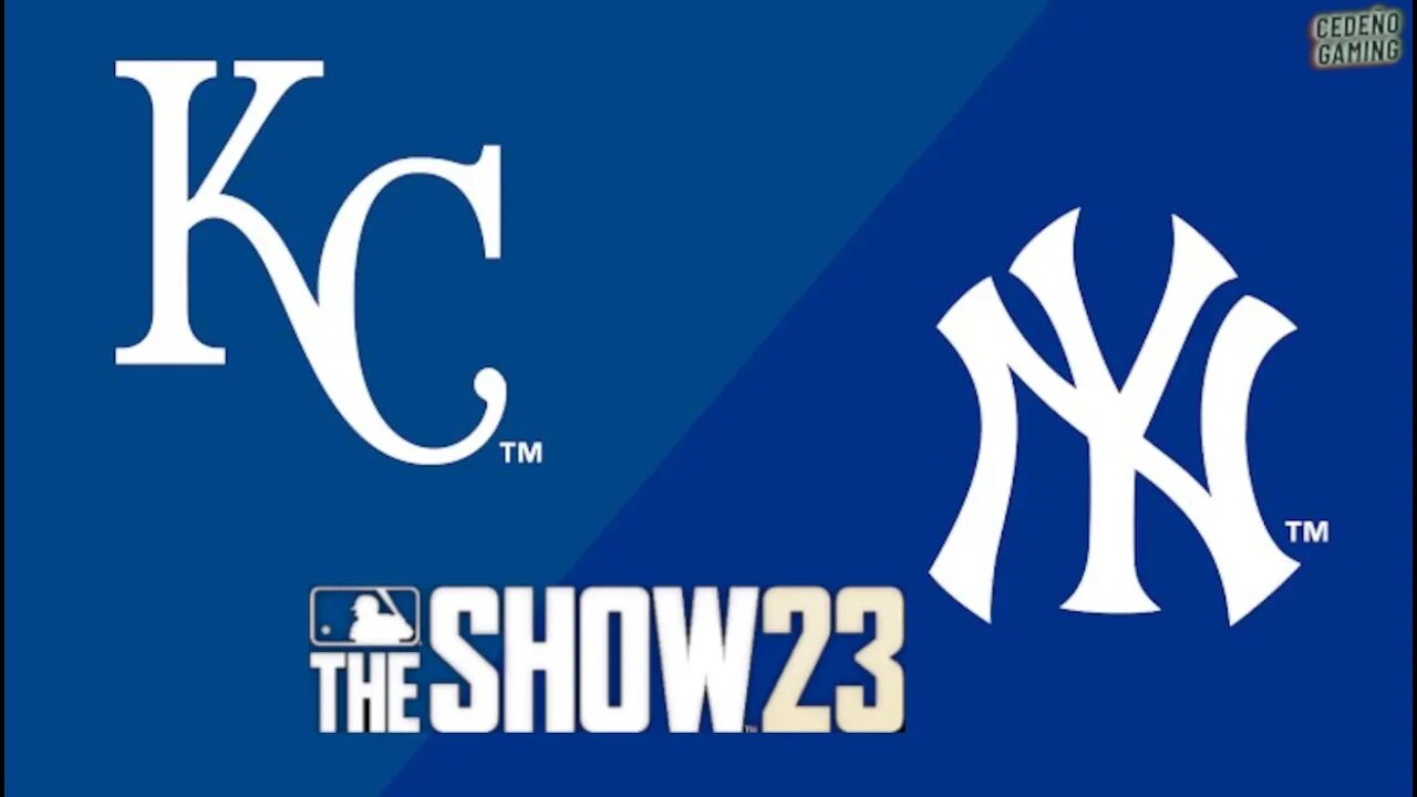 MLB The Show 23 Royals vs Yankees Gameplay PS5