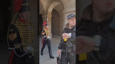 Horse Guards parade shuts at 12 noon animal rebellion protest #horseguardsparade