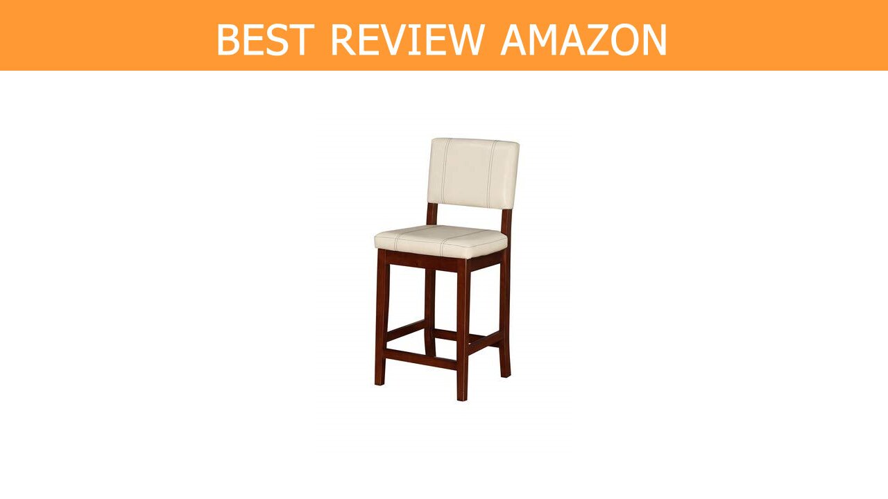 Linon Milano Counter Stool Cream Review