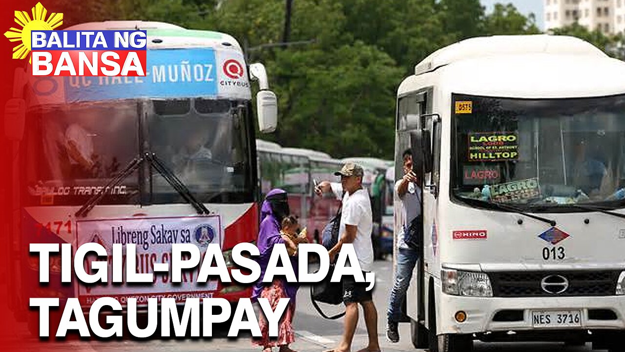 DOTr: tigil-pasada, tagumpay sa pang-aabala sa daloy ng trapiko