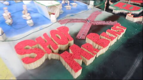 1,000,000 Match Chain Reaction Fire Domino - Mr.Beast