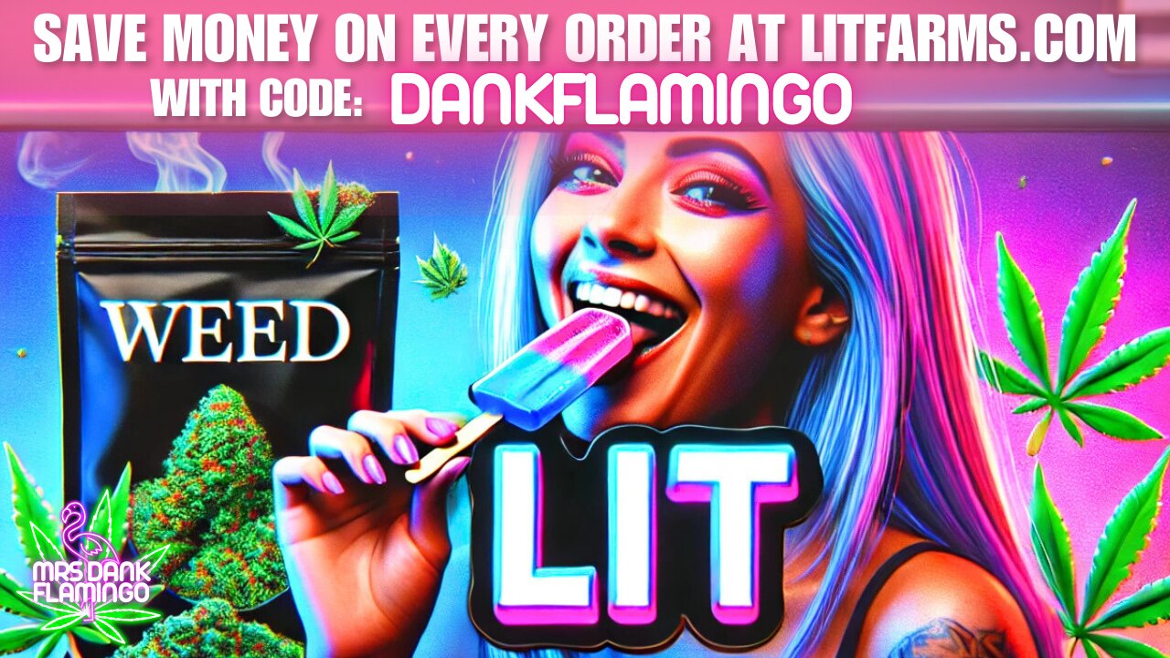 Taste Testing Popsicles from LIT FARMS! Mrs Dank Flamingo Review!!