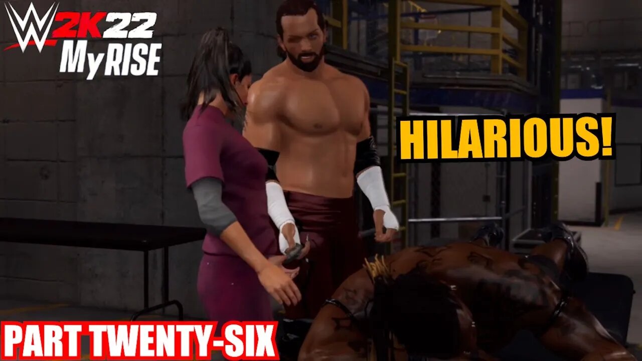 WWE 2K22 MYRISE PART 26 - TRADED TO RAW! 24/7 TITLE AND CLIMBING THE RANKINGS