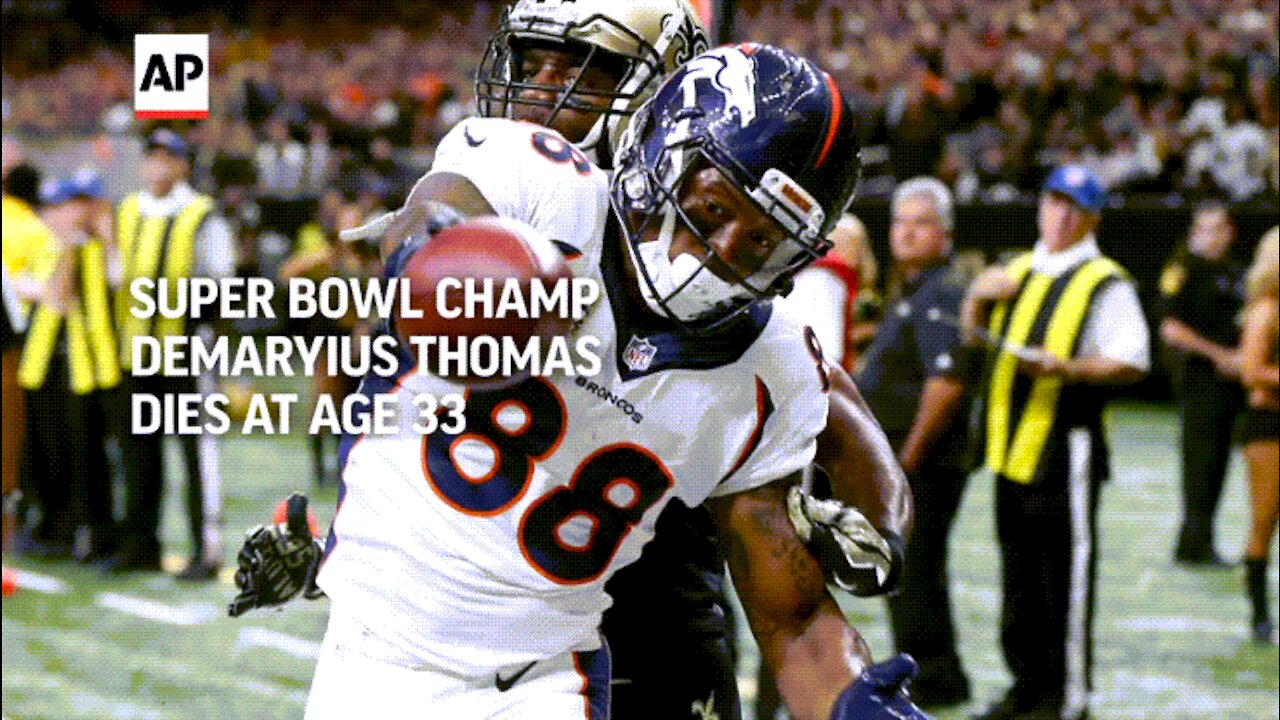 Fmr. Broncos receiver D.Thomas found dead at 33 as the result of "a medical issue"