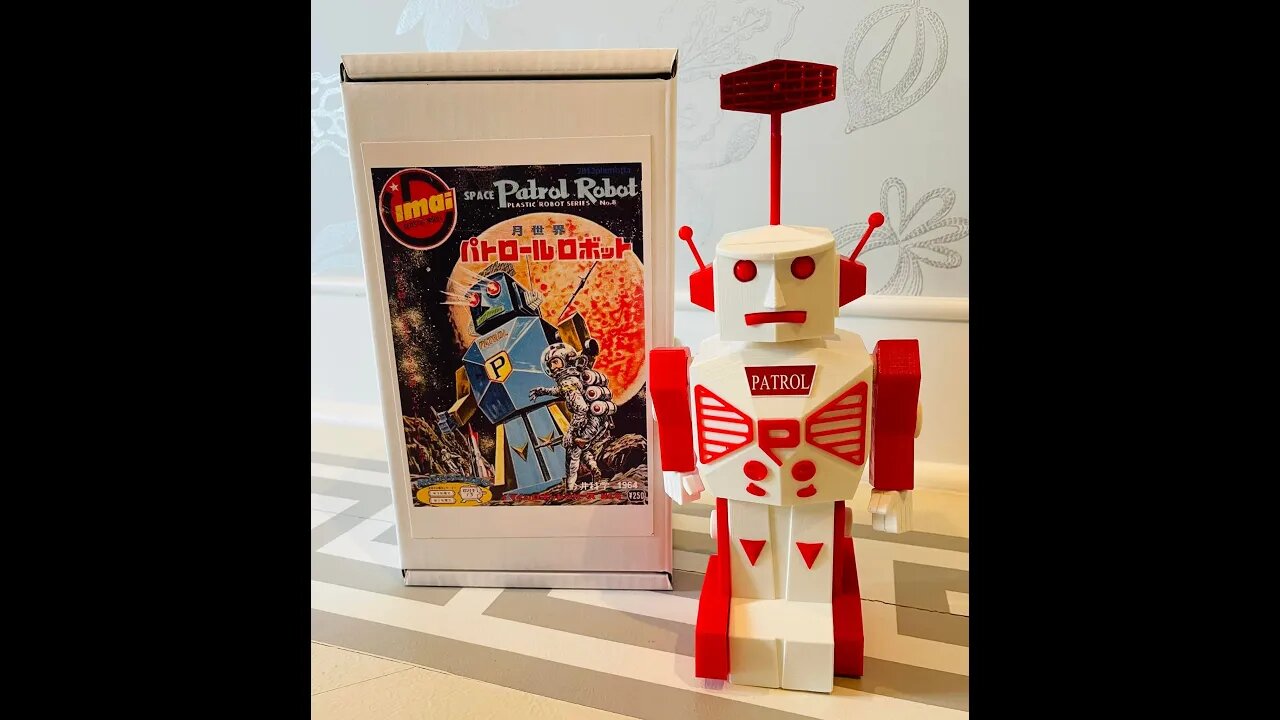 Imai Space Patrol Robot 3D version by Brain Hayes 🤖