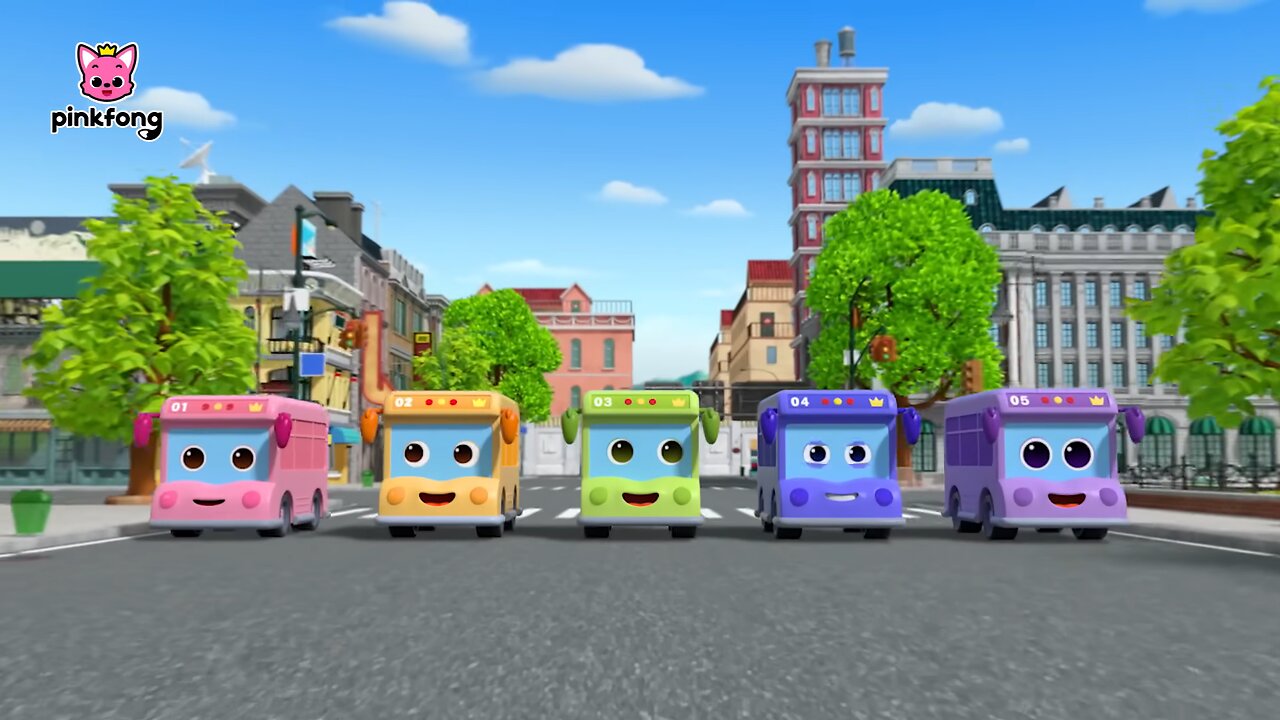 Five Little Naughty Buses : Season 1 Episode 8