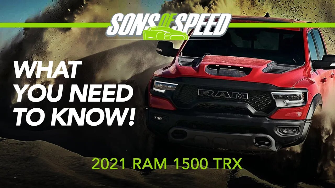 2021 RAM 1500 TRX Exhaust and Presentation | Sons of Speed