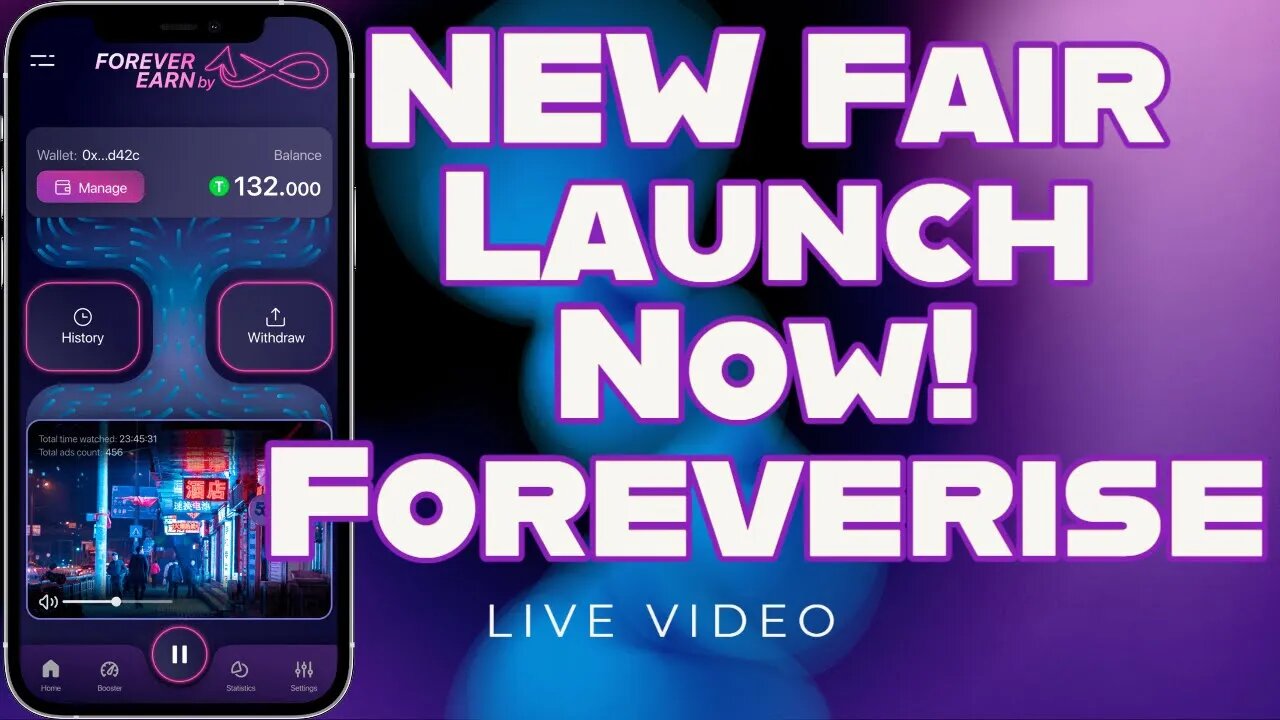 Great New App and Token Launch - Foreverise - Presale Now! - Earn 298 USDT per Month