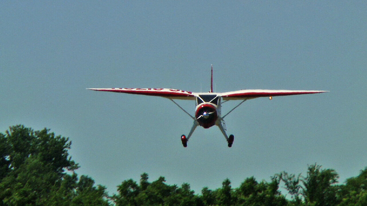 Larry Boehme and his 1943 Stinson Reliant