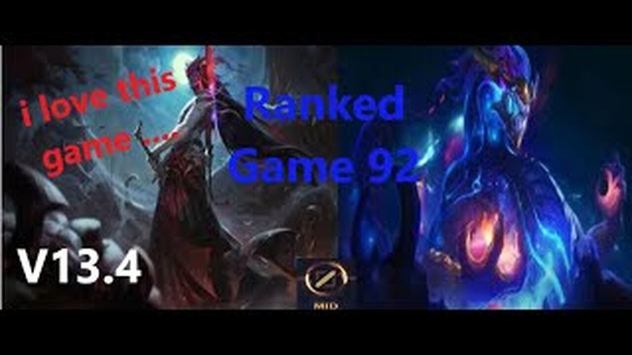 Ranked Game 92 Yone Vs Aurelion Sol Mid League Of Legends V13.4