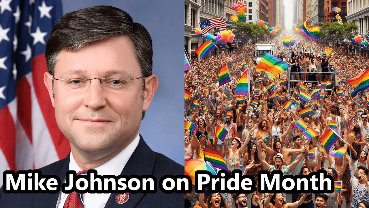 Mike Johnson on Pride Month