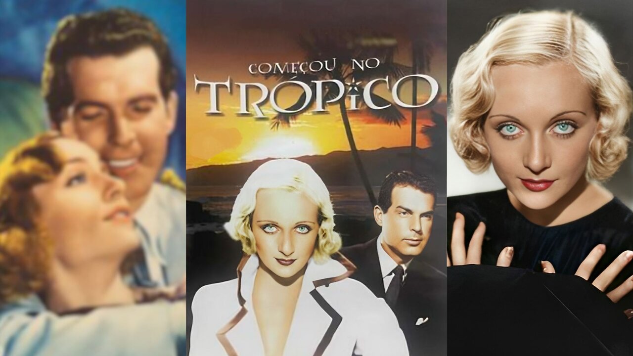 COMECOU NO TROPICO (1937) Carole Lombard e Fred MacMurray | Comédia, Drama, Musical | P&B