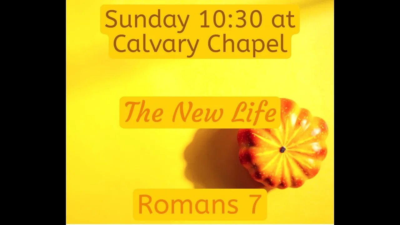 Romans 7 The New Life