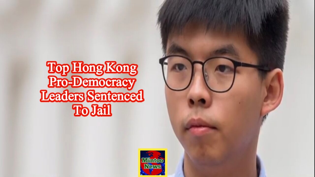 Top Hong Kong pro-democracy leaders sentenced to jail