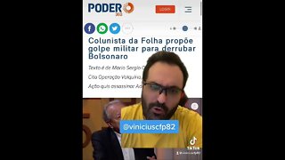 REVOLTANTE! Jornalista defendeu PUBLICAMENTE GOLPE militar contra Bolsonaro e NADA ACONTECEU