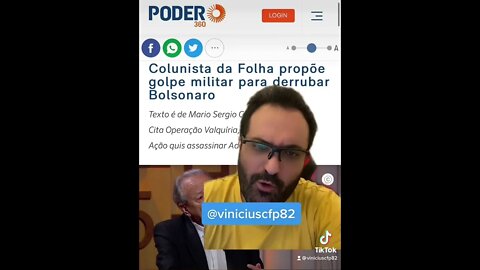 REVOLTANTE! Jornalista defendeu PUBLICAMENTE GOLPE militar contra Bolsonaro e NADA ACONTECEU