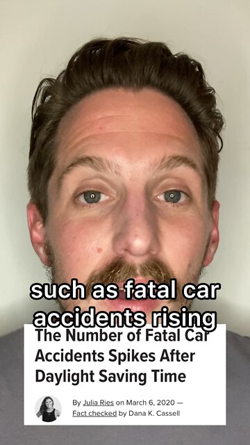 Why Daylight Saving Time Is Killing You