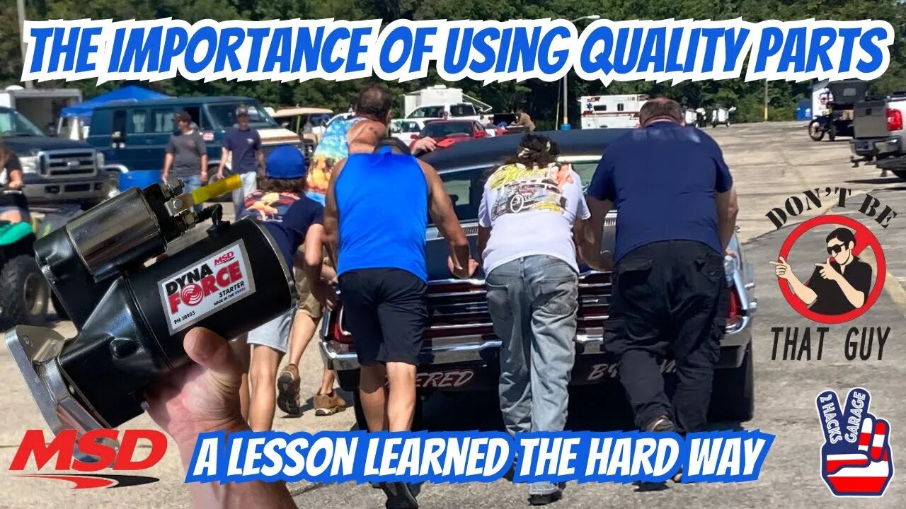 Don’t Be “That Guy”! The Importance of Using Quality Parts The First Time #quality