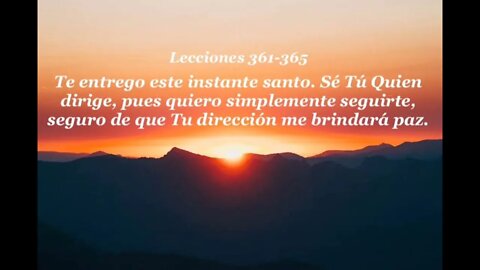 Lección 361 de Un Curso de Milagros