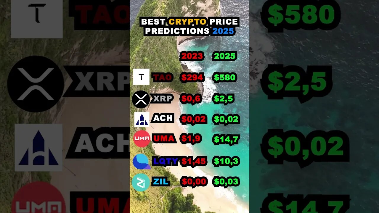 CRAZY Crypto Predictions for 2025 #crypto #cryptocurrency #cryptoprediction #tao #btc #xrp