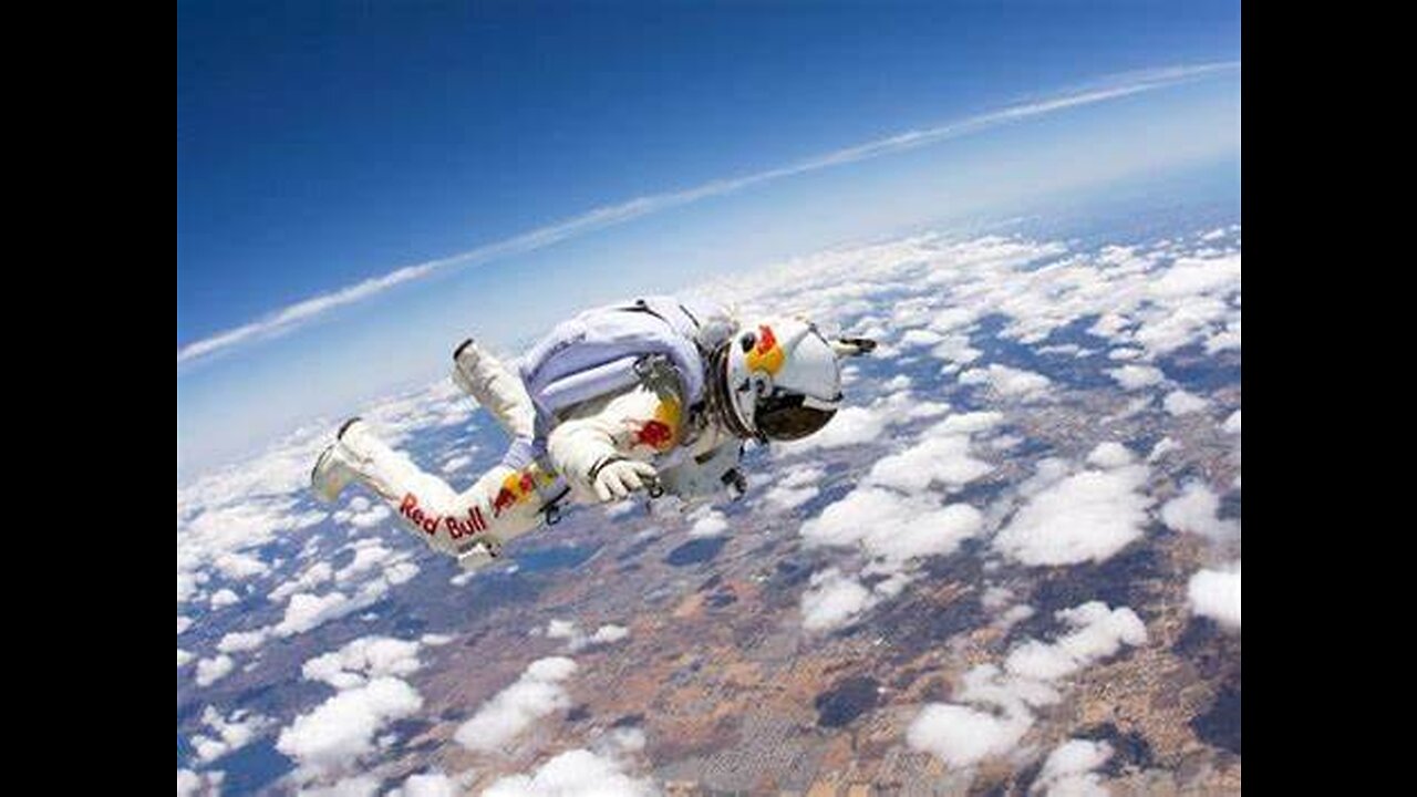 Record breaking space jump - free fall faster than speed of sound - Red Bull Stratos