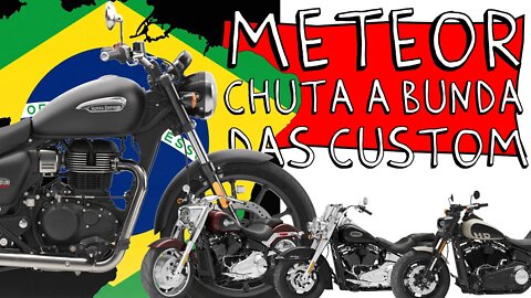 Meteor CHUTA a BUNDA das CUSTOM no BRASIL: 10 motos custom mais vendidas em 2022