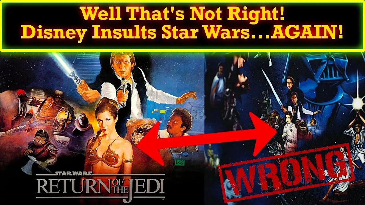 Disney Star Wars Swaps Out Iconic Return of the Jedi Leia On Terrible Shirt! Hypocrites!