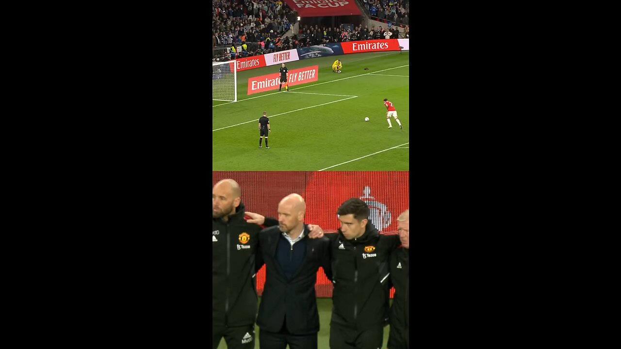 Erik Ten Hag Reaction to Victor lindelof scoring