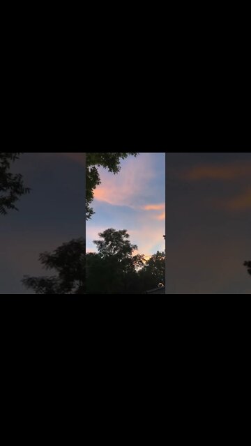 Sunset in Monticello Arkansas on Tuesday June 7th 2022