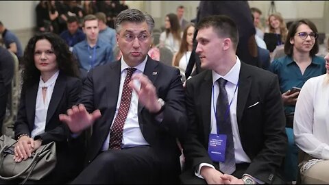 Premijer Plenković na konferenciji "Hrvatska i svijet na prekretnici - Izazovi novog vremena"