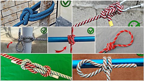 The 7 Best Knots in Life The MOST PRACTICAL Knots in the World. You must know!.