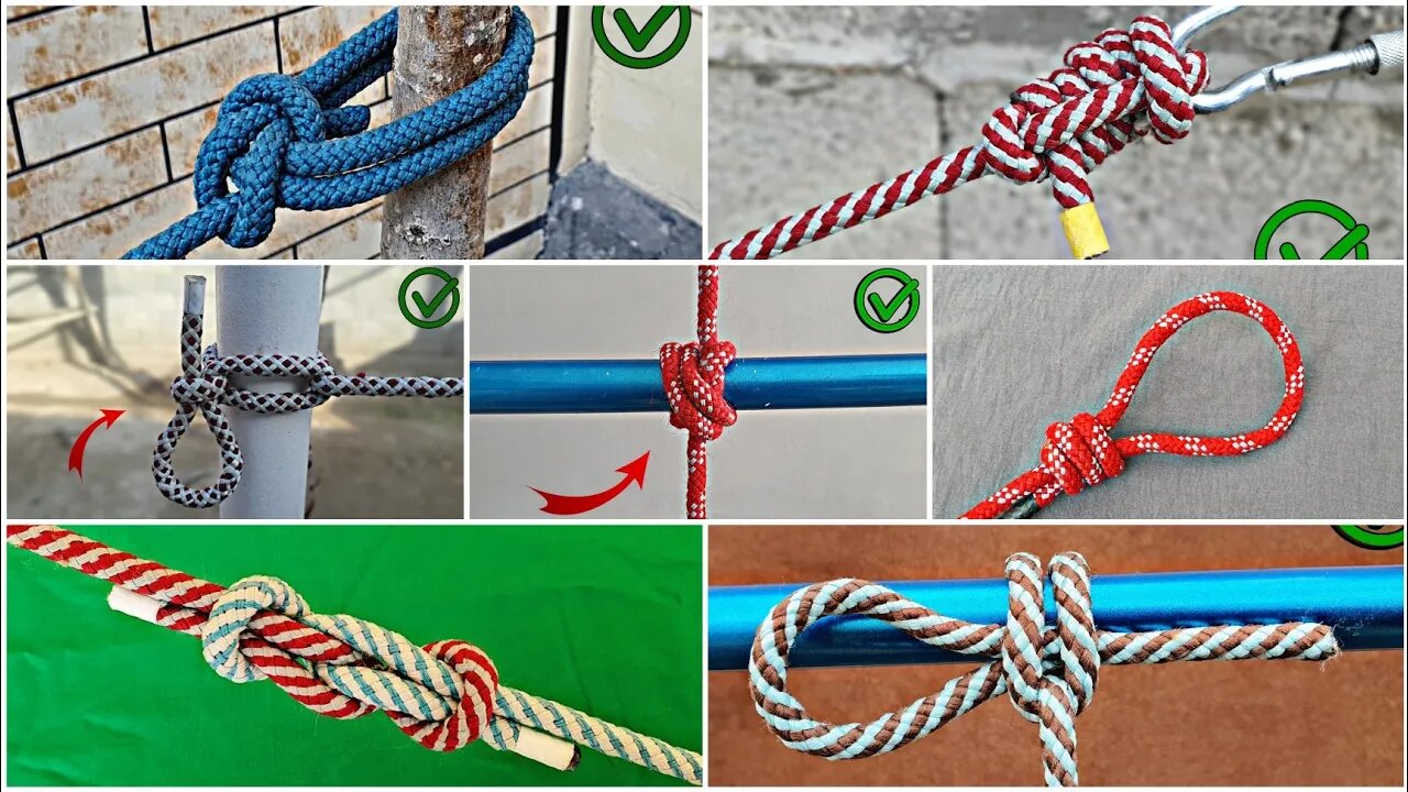 The 7 Best Knots in Life The MOST PRACTICAL Knots in the World. You must know!.