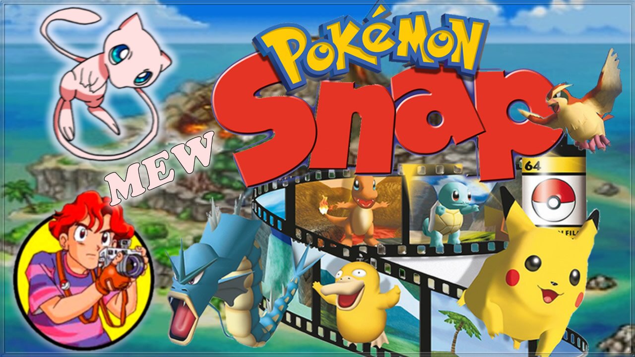 Pokémon Snap [N64] - All Courses / Complete PKMN Report / Mew