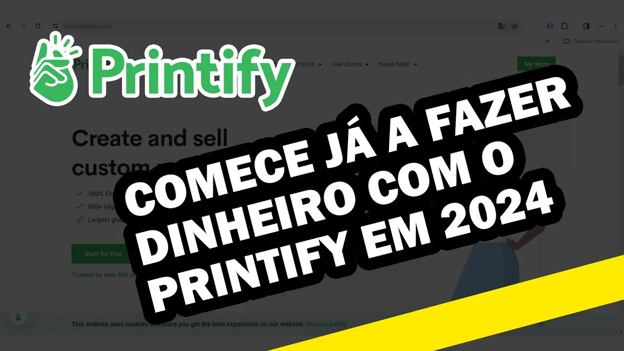 Começando no Printify em 2024 | O Seu micro negócio sem investimento inicial | Printify + Etsy